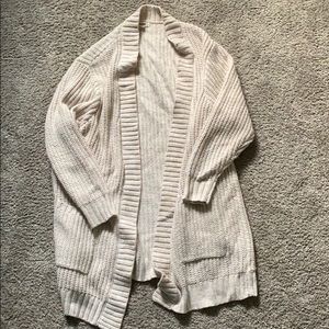 Garage cream oversized cardigan